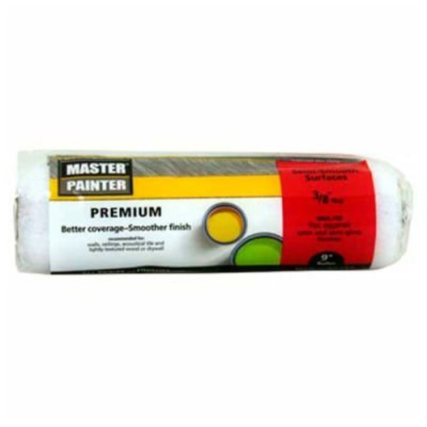 General Paint Master Painter 9" Premium Roller Cover, 3/8" Nap, Knit, Semi Smooth - 697993